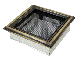 Решетка вентиляционная Рустик 17x17 Kratki - 0min