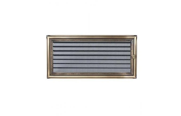 Решетка вентиляционная Рустик 17x37 с жалюзи Kratki