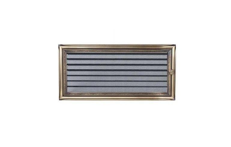 Решетка вентиляционная Рустик 17x49 с жалюзи Kratki