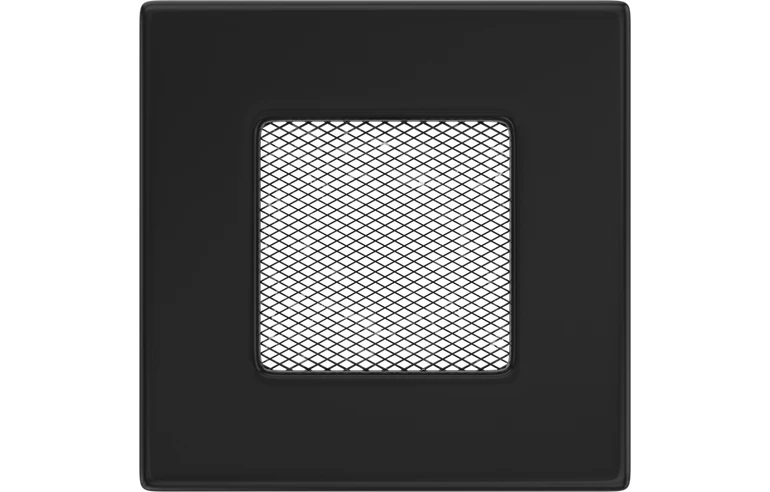 Решетка вентиляционная Чёрная 11x11