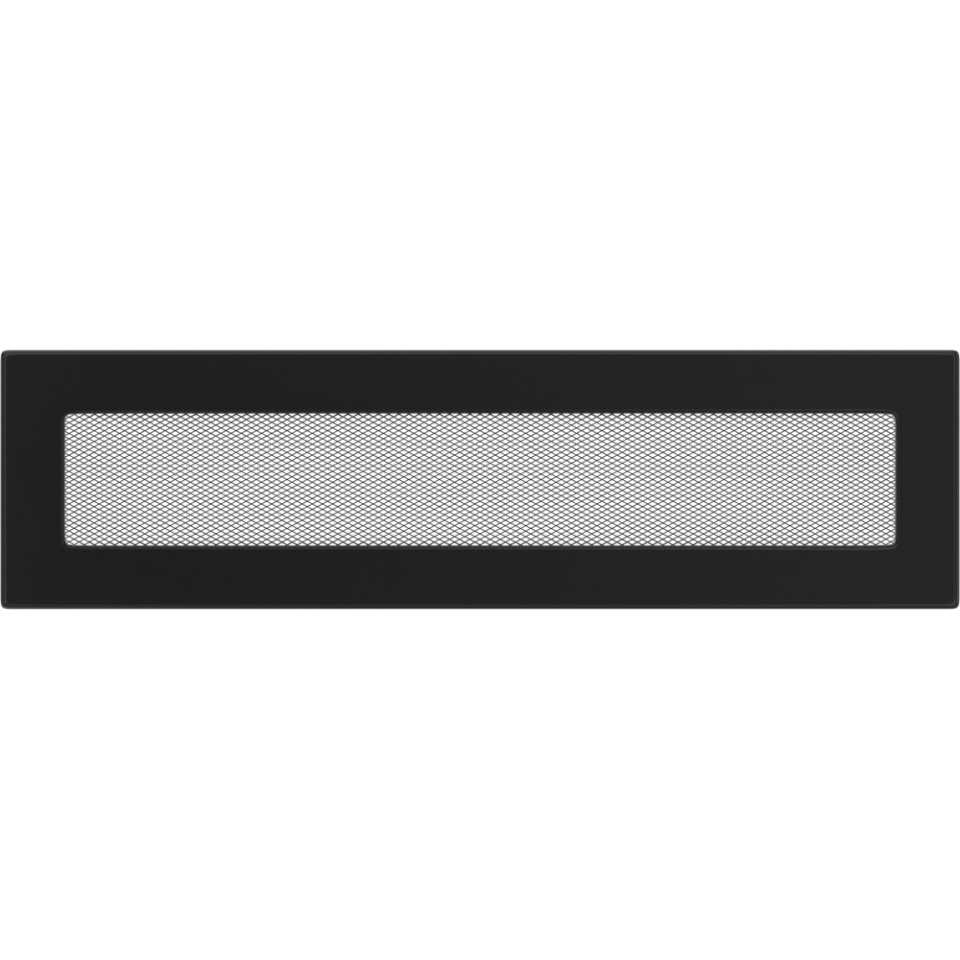 Решетка вентиляционная Чёрная 11x42 - 0min