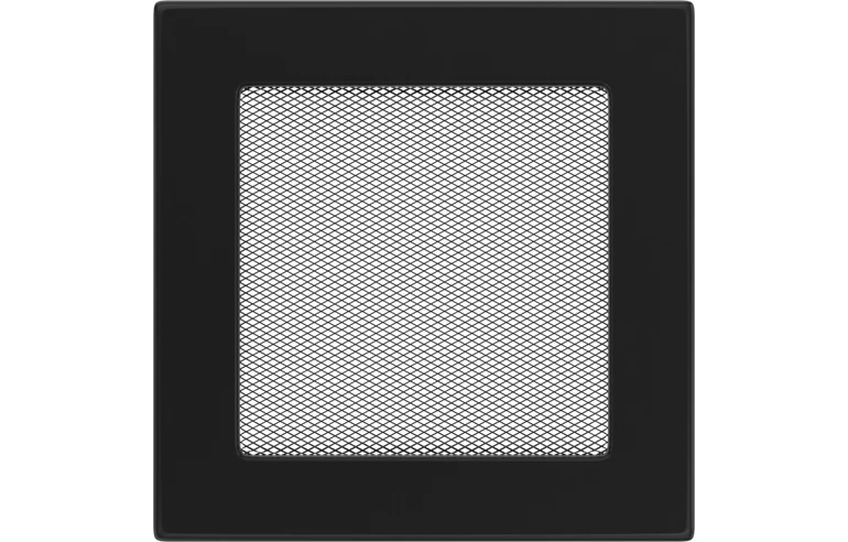 Решетка вентиляционная Чёрная 17x17