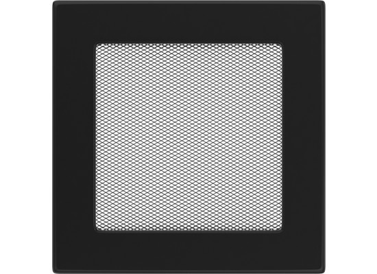 Решетка вентиляционная Чёрная 17x17