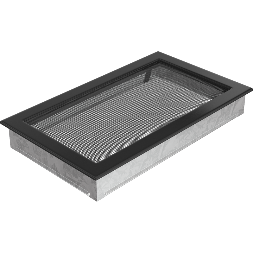 Решетка вентиляционная Чёрная 22x37 - 3min