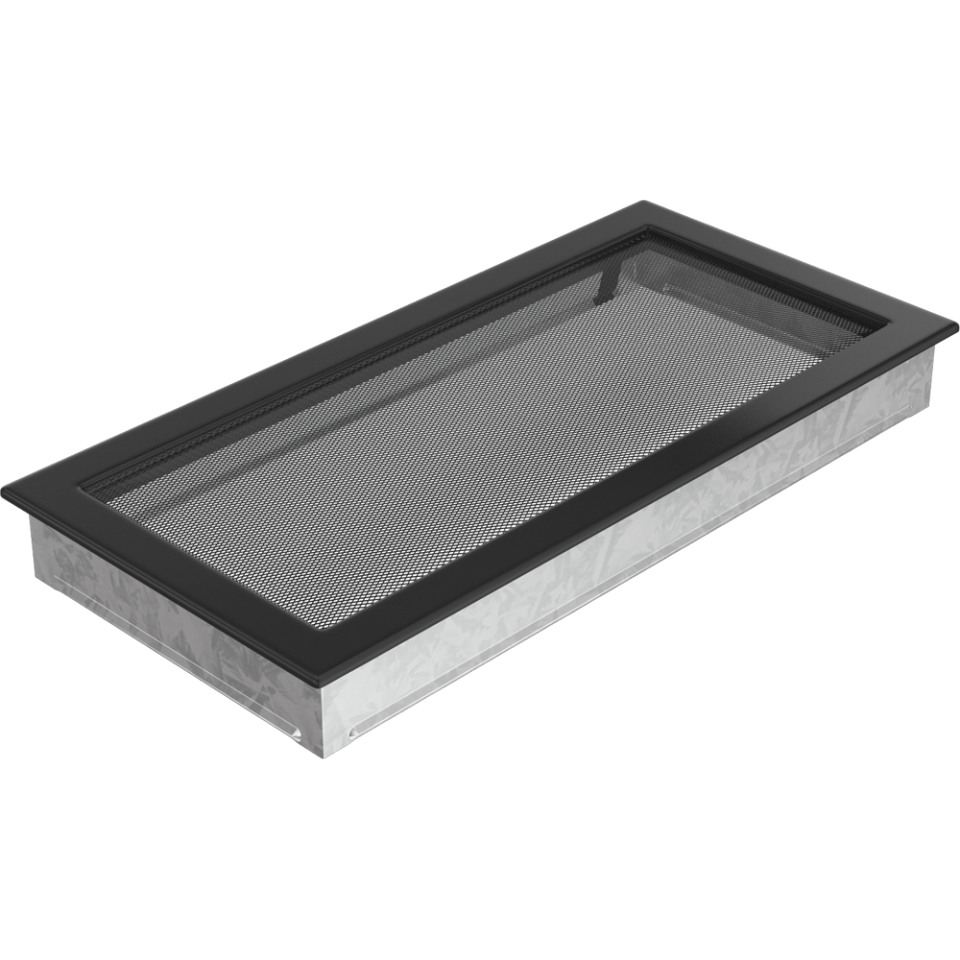 Решетка вентиляционная Чёрная 22x45 - 2min