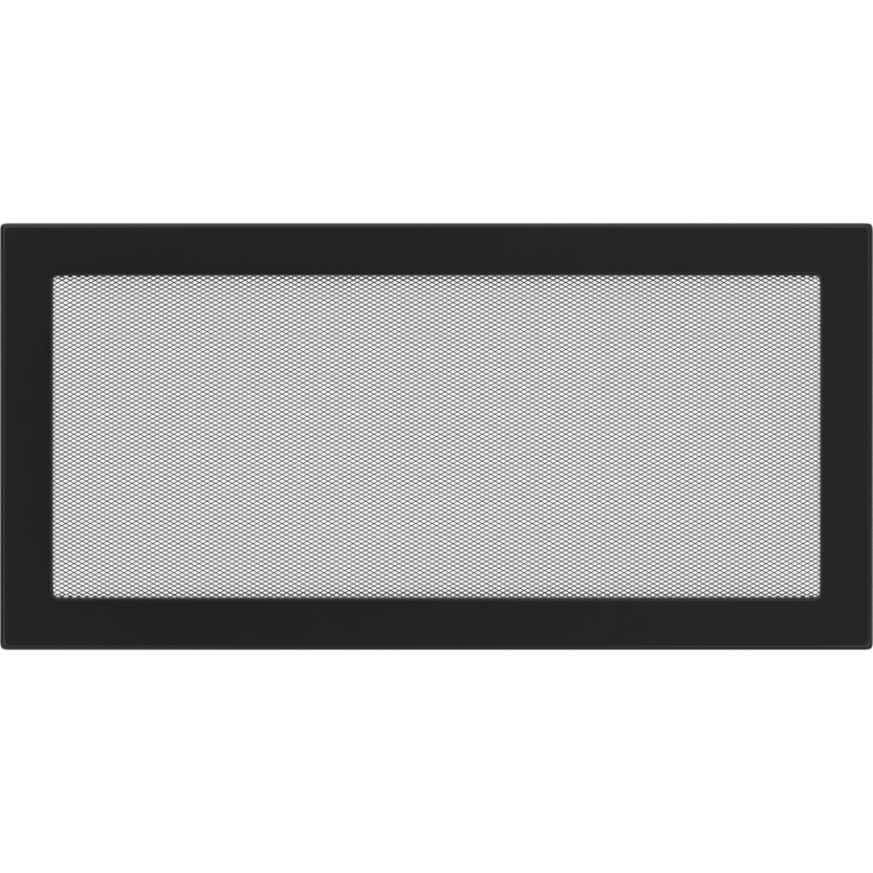 Решетка вентиляционная Чёрная 22x45 - 0min