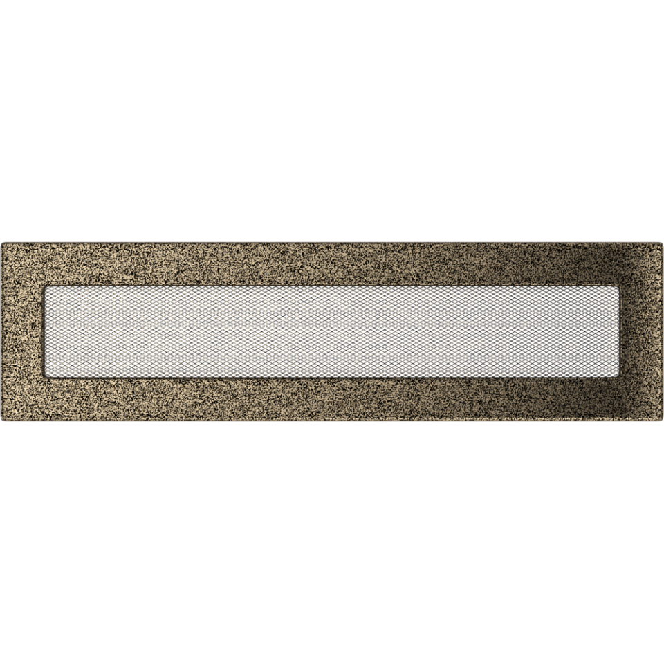 Решетка вентиляционная Чёрная-Латунь 11x42 - 0min