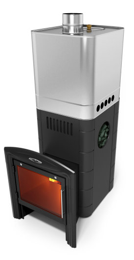 Печь для бани Термофор Бирюса 2013 Inox Витра ЗК антрацит - 0min