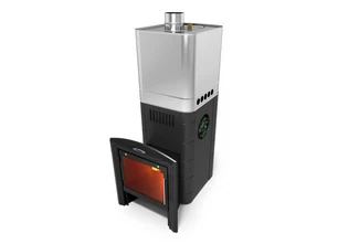 Печь для бани Термофор Бирюса 2013 Inox Витра ЗК антрацит