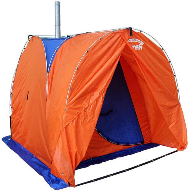 Мобильная баня палатка Алтай с тамбуром - 0