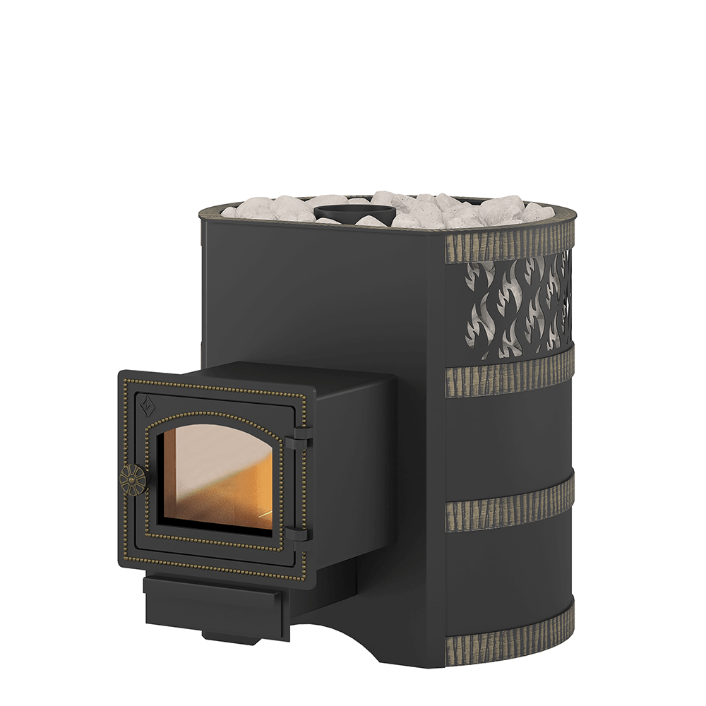 Печь для бани Везувий Лава 12 (ДТ-3С) - 0min