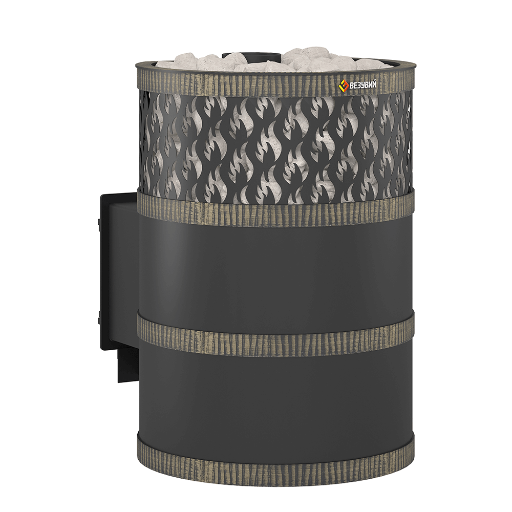 Печь для бани Везувий Лава 22 (ДТ-4) - 3min