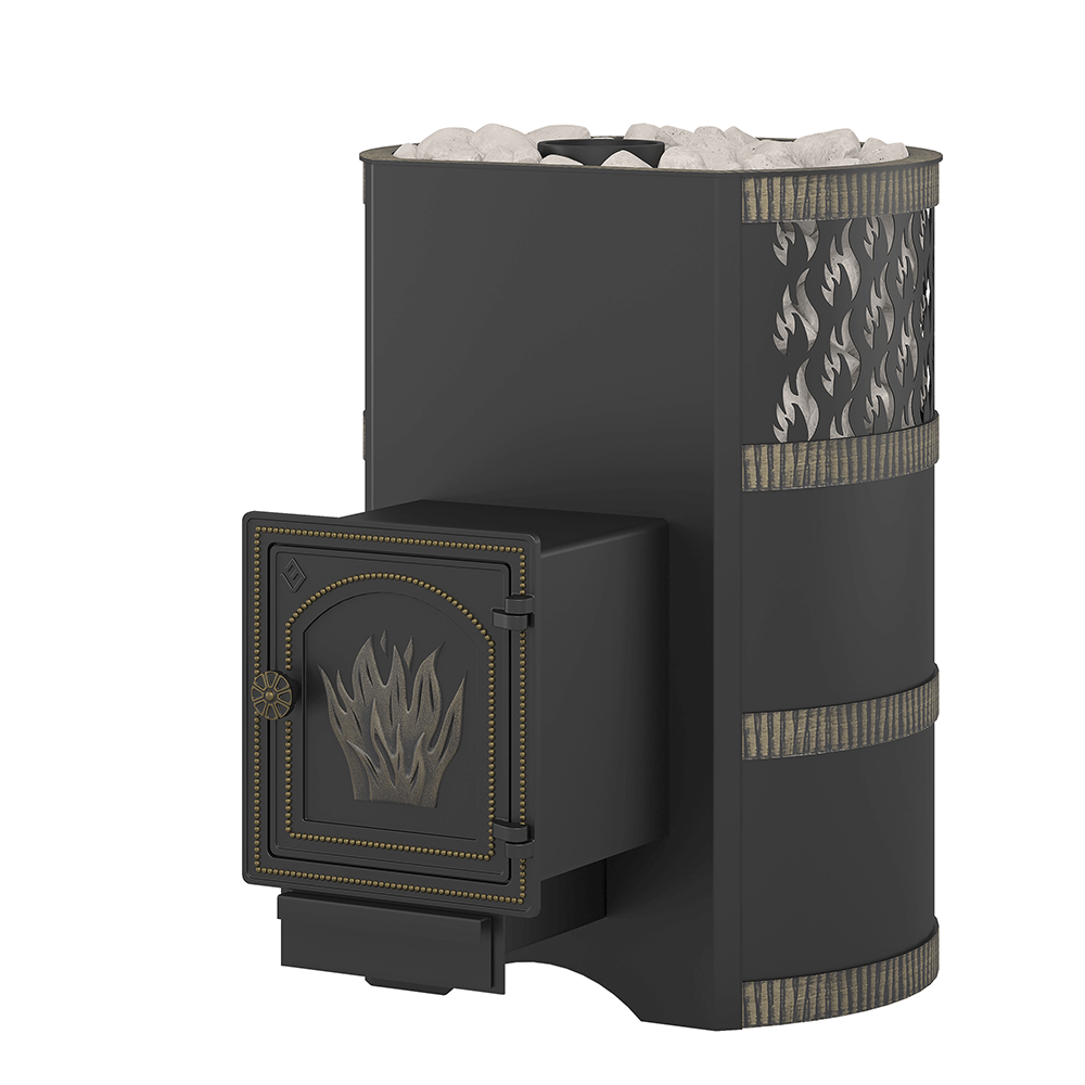 Печь для бани Везувий Лава 22 (ДТ-4) - 0min