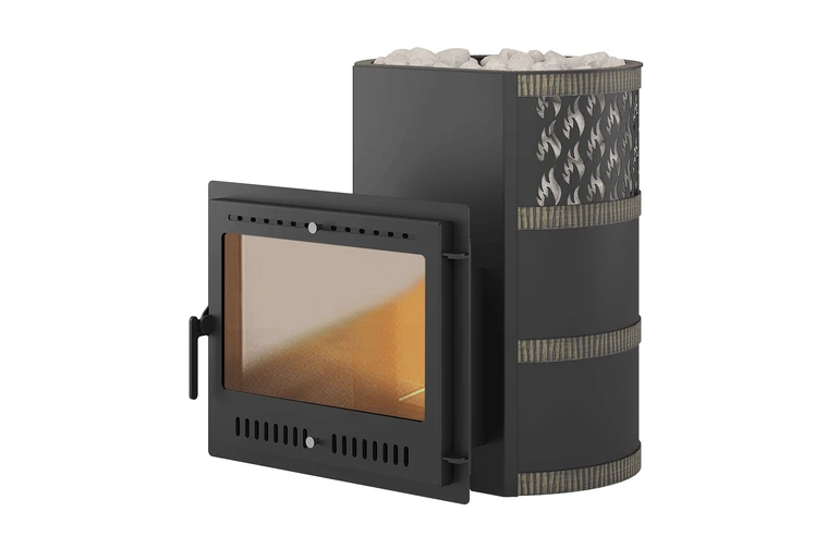 Печь для бани Везувий Лава 22 Панорама &laquo;М&raquo;