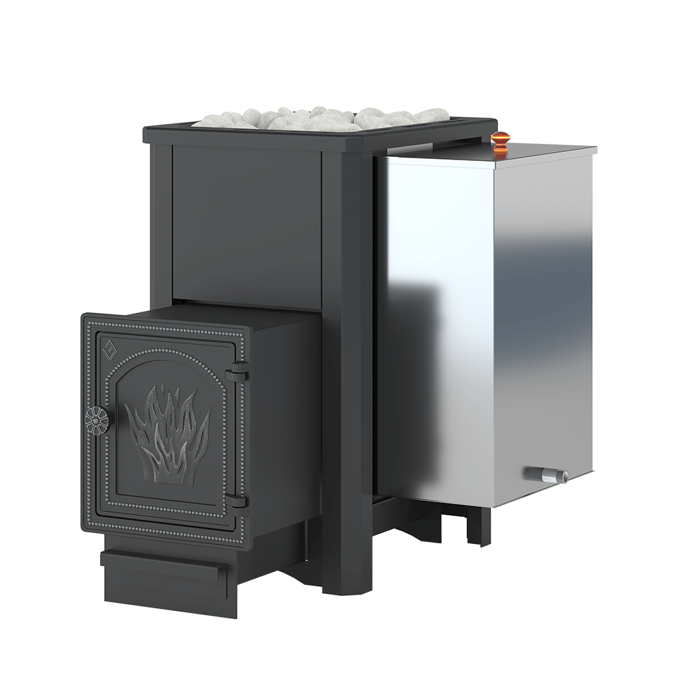 Печь для бани Везувий Русичъ «АКВА» 22 антрацит (ДТ-4) - 0min