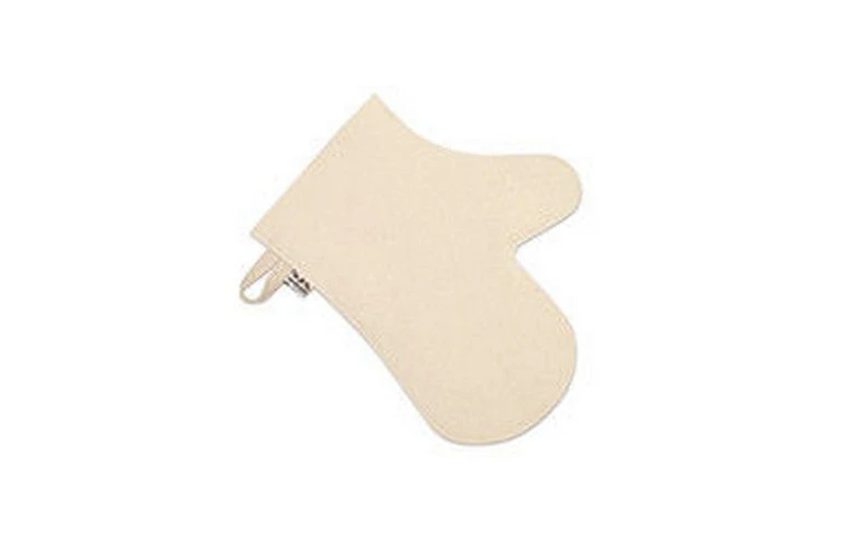 Рукавица для бани белая