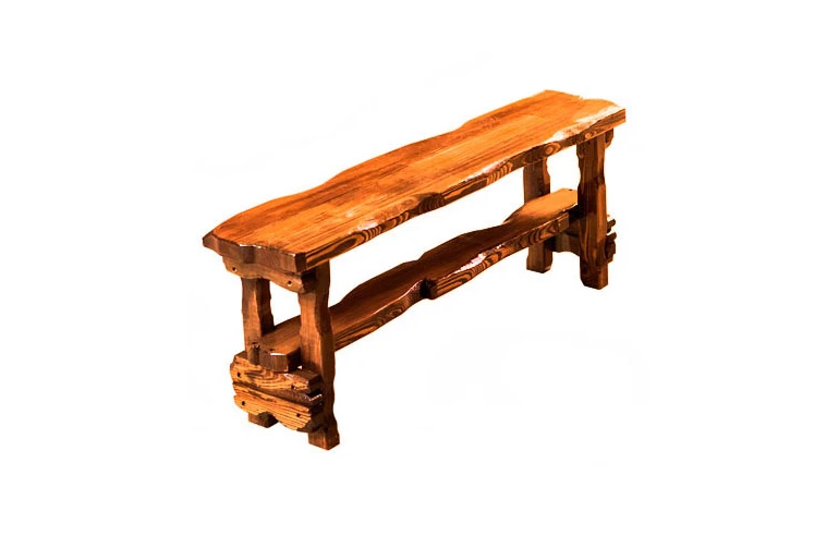 Лавка банная из Лиственницы