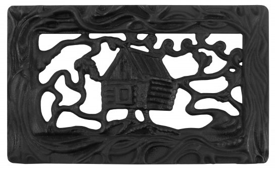 Решетка вентиляционная каминная РВ-1-6 (250х140) - 1min