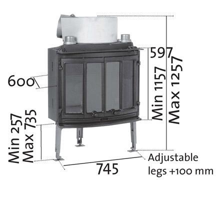 Каминная топка Jotul I 18 Harmony - 2