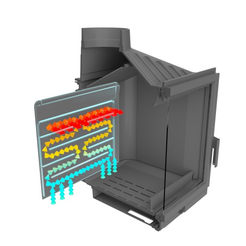 Каминная топка KFD ECO MAX 7 L/R  basic (левая/правая) - 8