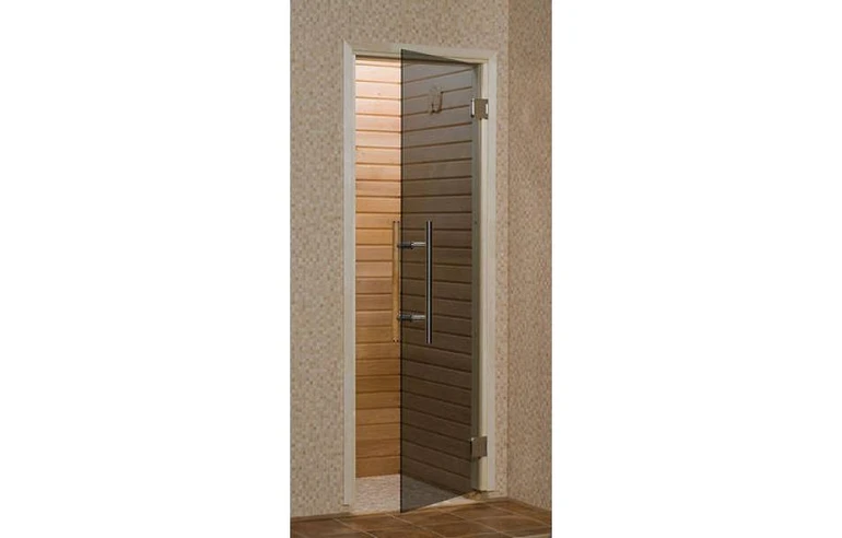 Стеклянная дверь для бани Andres "Премиум" бронза 8 мм