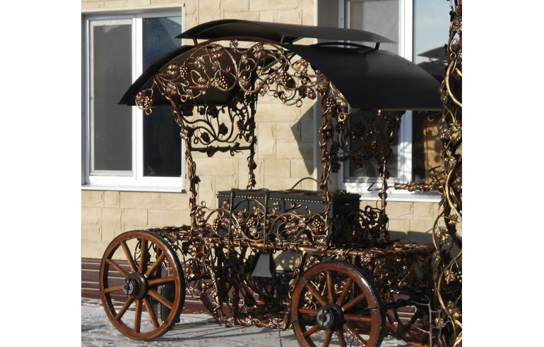 Кованый мангал КАРЕТА - ЛЮКС