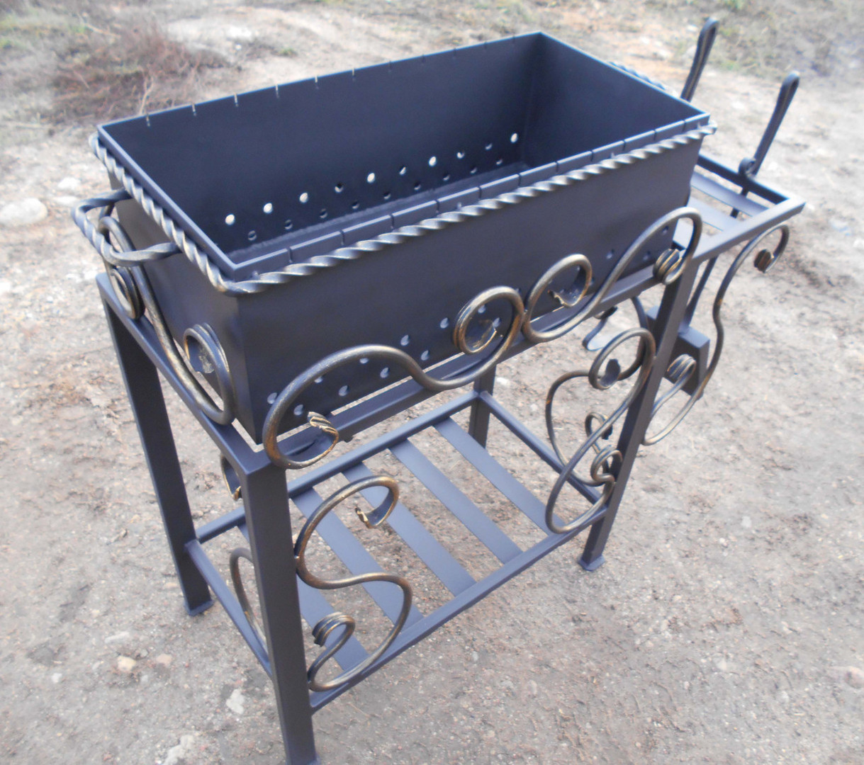 Кованый мангал НОРТ, сталь 5 мм - 2min