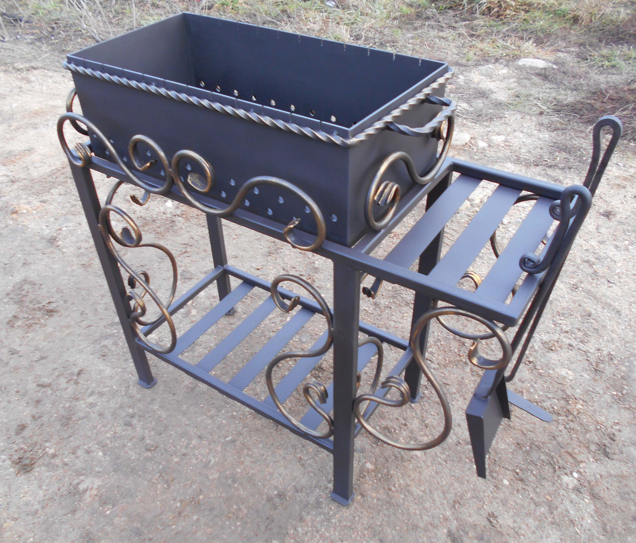 Кованый мангал НОРТ, сталь 5 мм - 0min