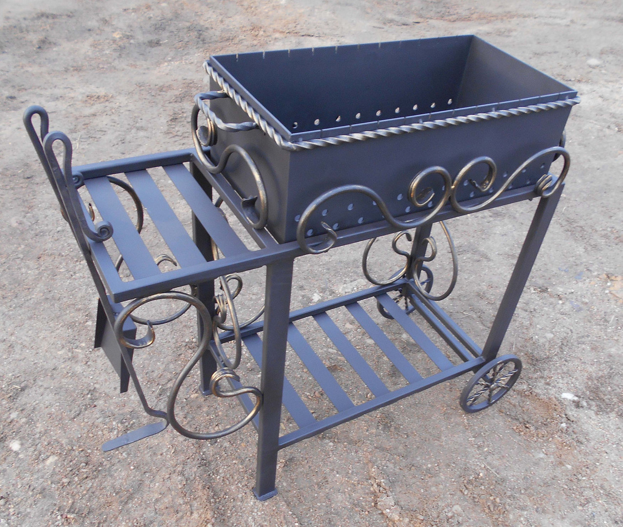 Кованый мангал НОРТ-3, сталь 5 мм - 4min