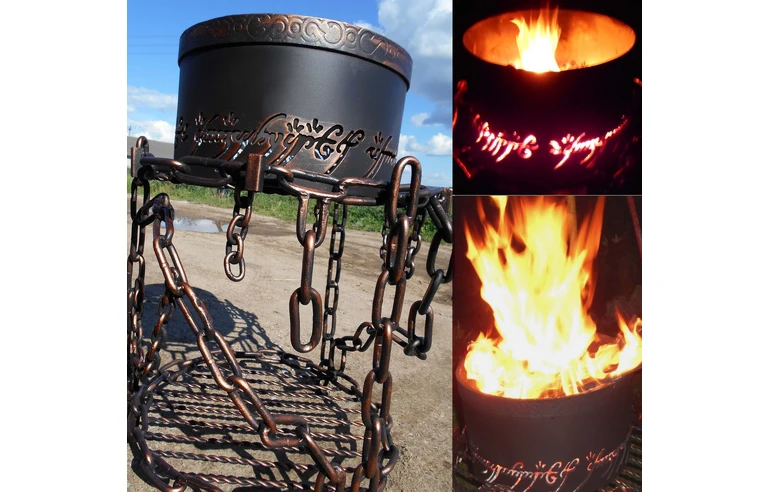 Мангал-Кострище ВЛАСТЕЛИН КОЛЕЦ-2 дно 10 мм, стенки 5 мм