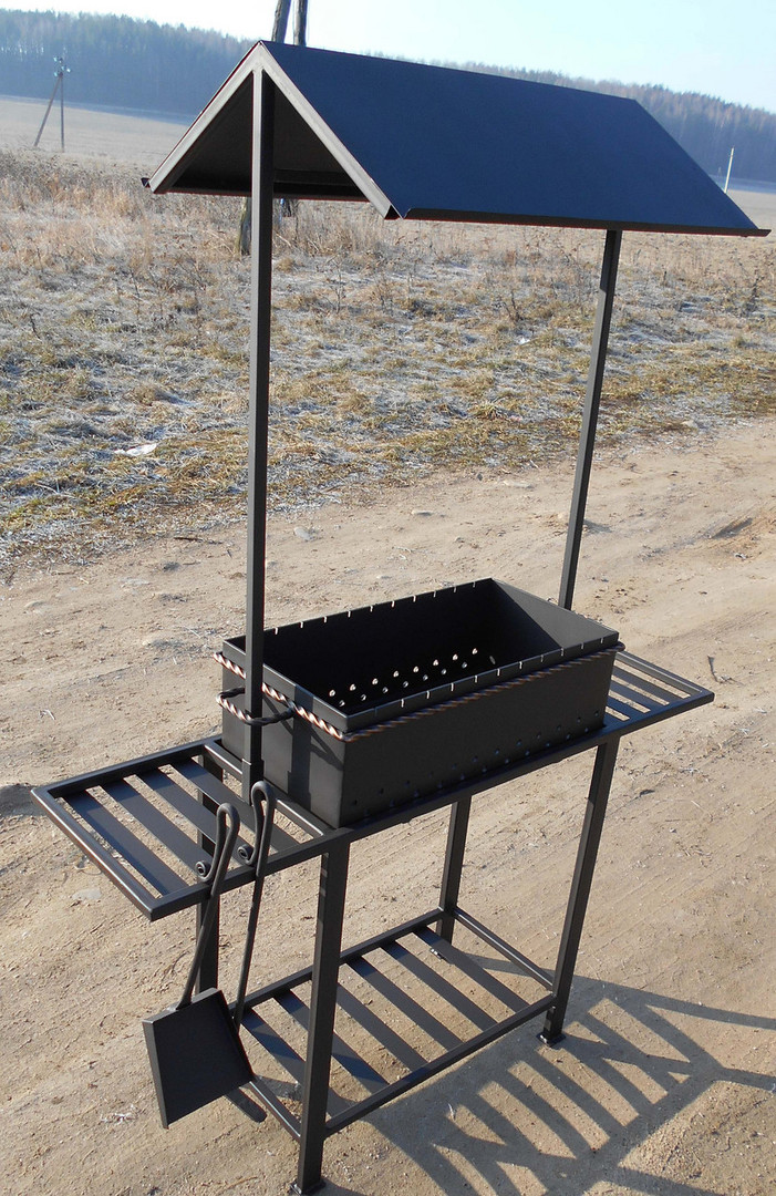 Крыша на мангал быстросъемная - 1min