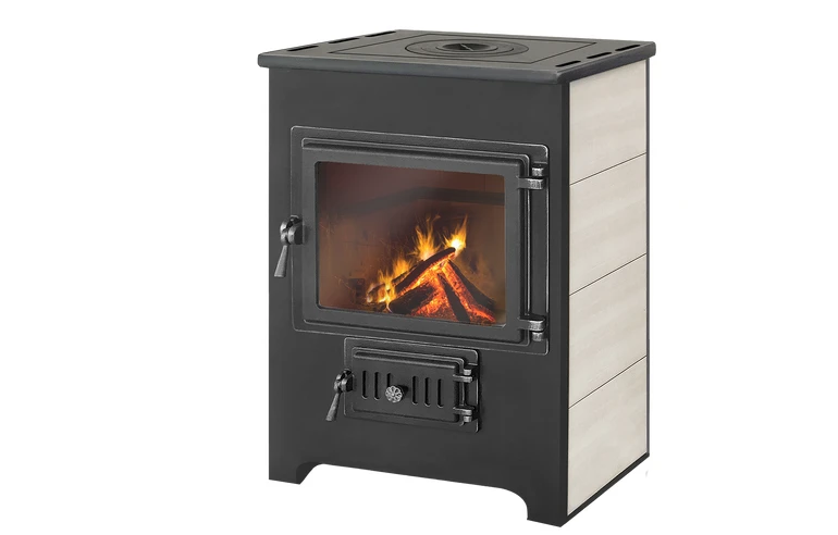 Камин ЭТНА (Панорама) с плитой