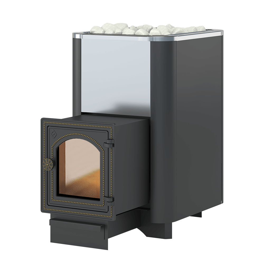 Печь для бани Везувий Сенсация 22 антрацит (ДТ-4С) - 0min