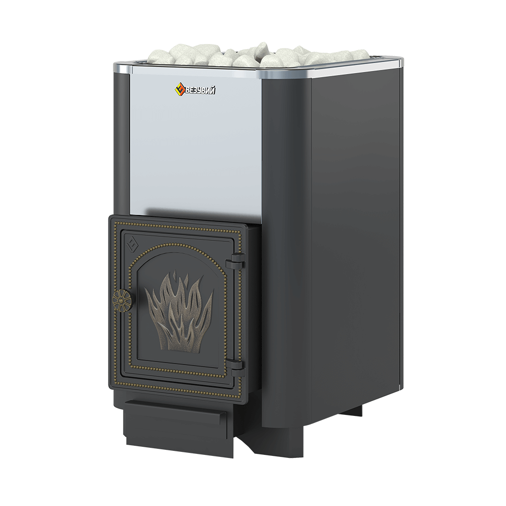 Печь для бани Везувий Сенсация антрацит 22 (ДТ-4) без выноса - 0min