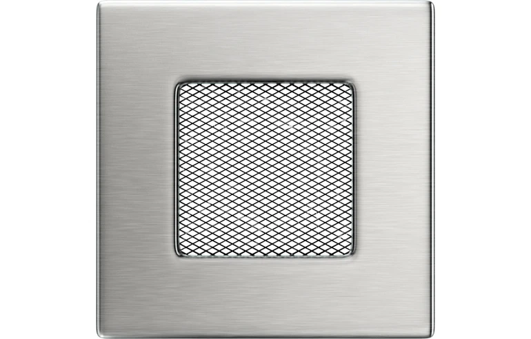 Решетка вентиляционная Стальная шлифованная 11x11
