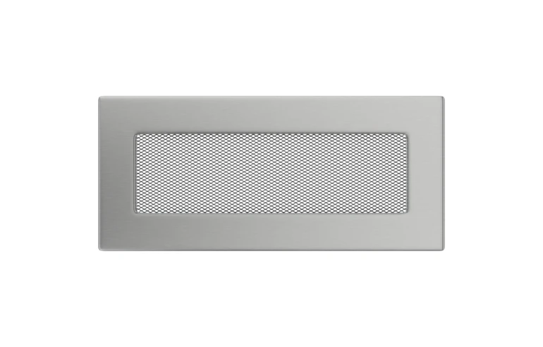 Решетка вентиляционная Стальная шлифованная 11x24