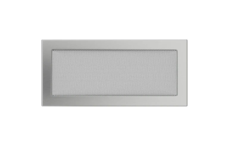 Решетка вентиляционная Стальная шлифованная 17x37