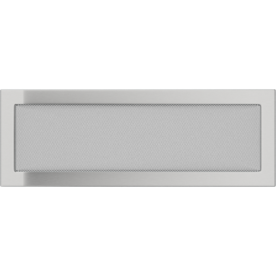 Решетка вентиляционная Стальная шлифованная 17x49 - 0min