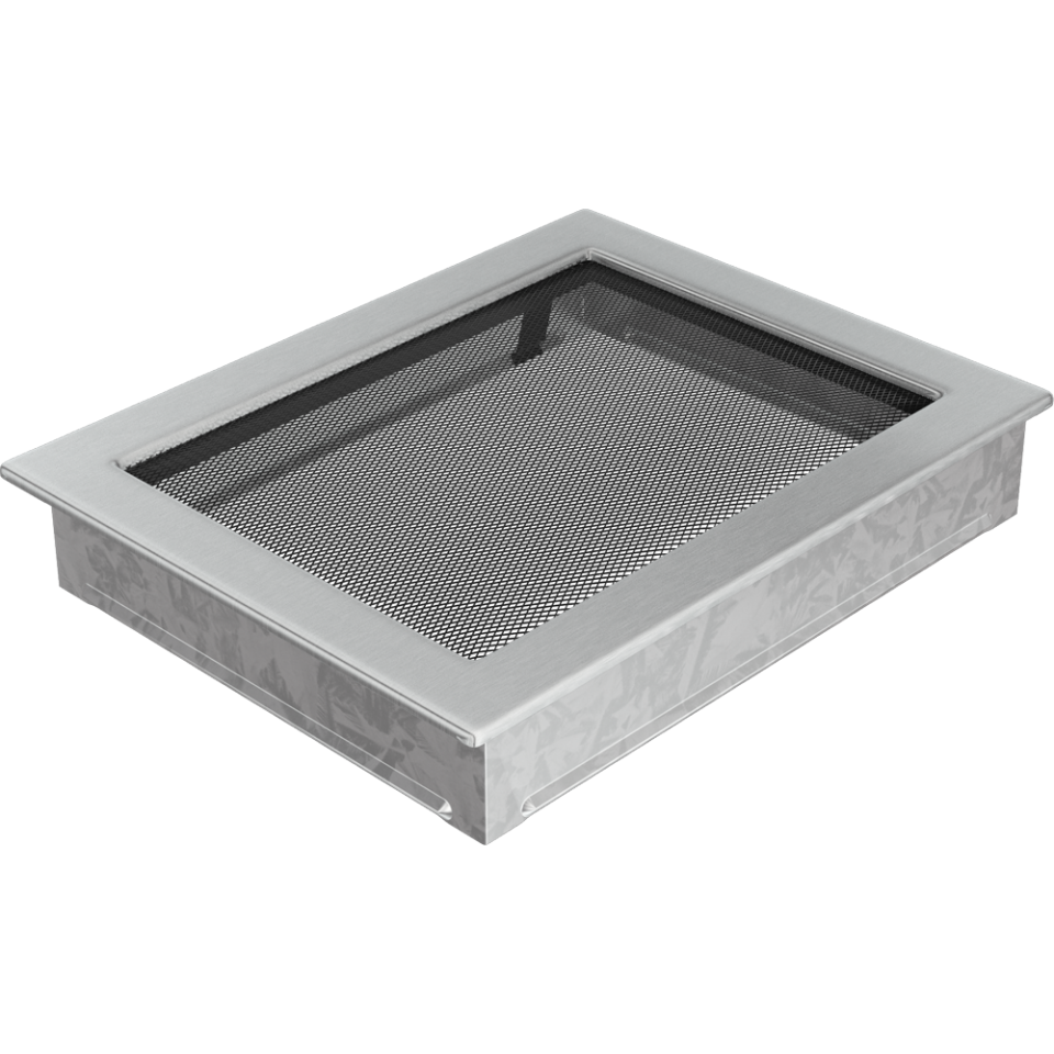 Решетка вентиляционная Стальная шлифованная 22x30 - 1min