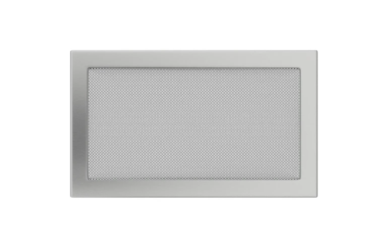 Решетка вентиляционная Стальная шлифованная 22x37