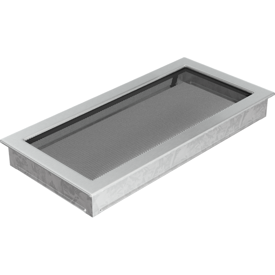 Решетка вентиляционная Стальная шлифованная 22x45 - 1min