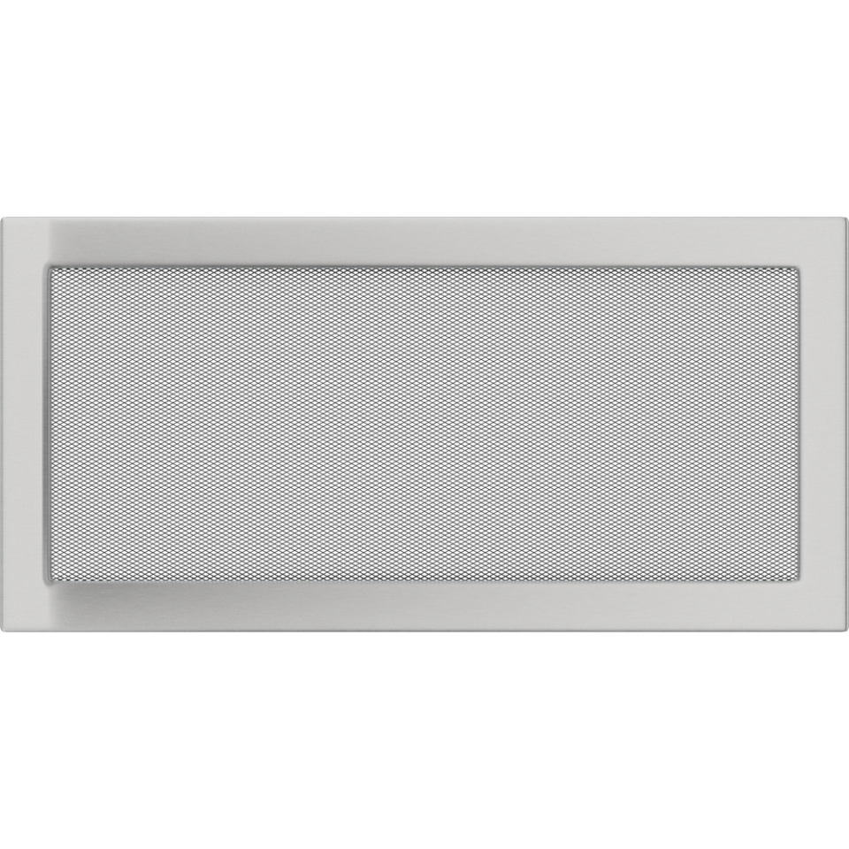 Решетка вентиляционная Стальная шлифованная 22x45 - 0min