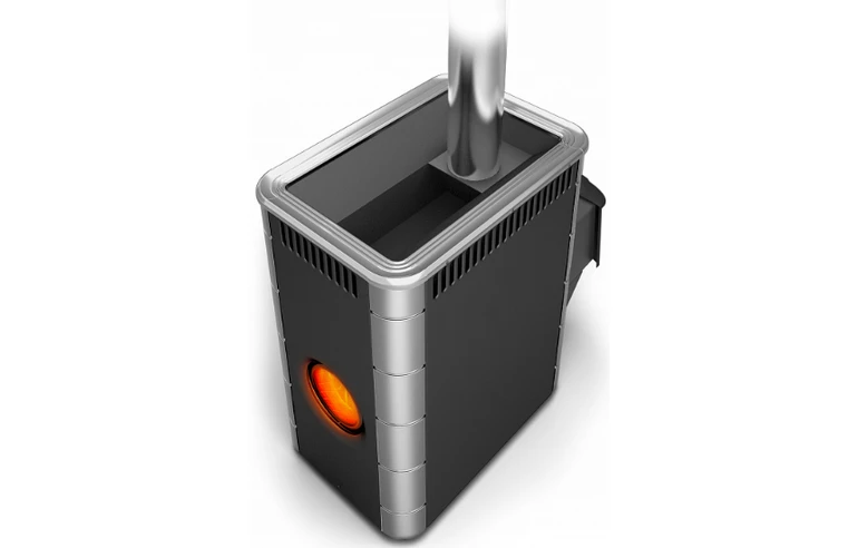 Печь для бани Термофор Аврора Inox ДА Иллюминатор антрацит НВ