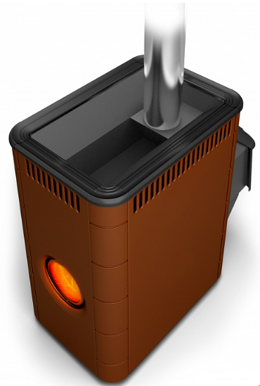 Печь для бани Термофор Аврора Inox ДА Иллюминатор терракота - 0min