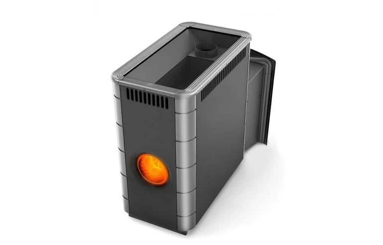 Печь для бани Термофор Аврора XXL Inox Витра Иллюминатор антрацит НВ