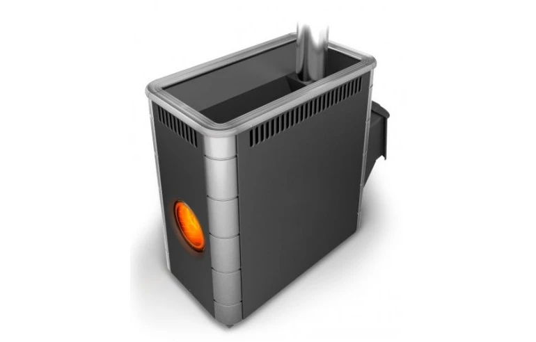 Печь для бани Термофор Аврора XXL Inox ДА Иллюминатор антрацит НВ