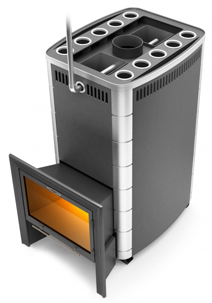 Печь для бани Термофор Гекла Inox БСЭ ЗК антрацит НВ - 0min