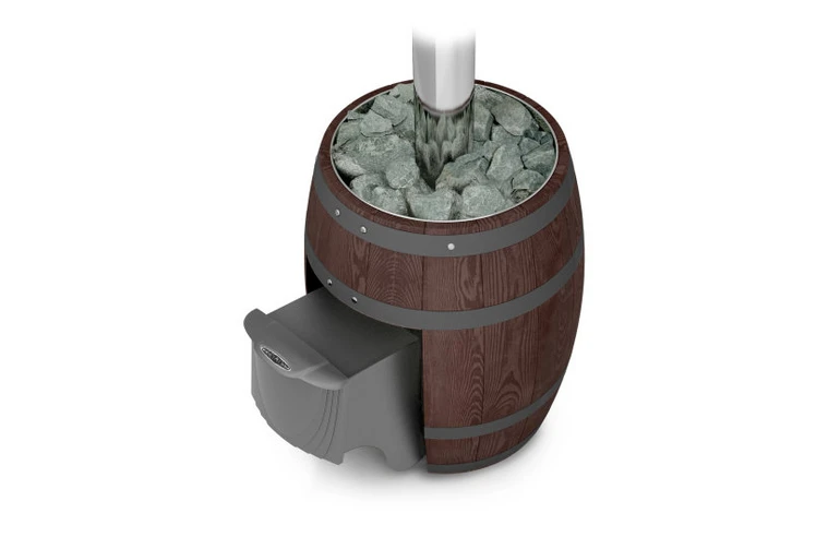 Печь для бани Термофор Вариата Cast ДА Баррель палисандр