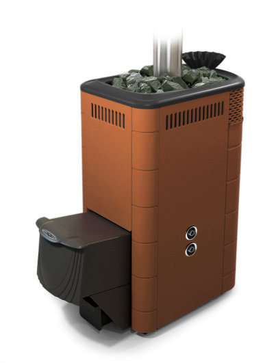 Печь для бани Гейзер XXL 2017 Inox ДА ЗК ТО терракота - 0min