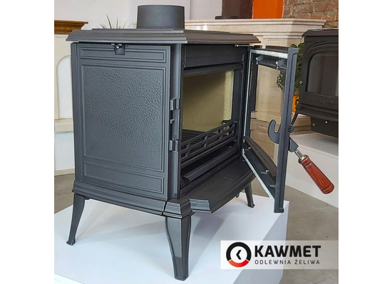 Чугунная печь KAWMET Premium S11 (8,5 кВт) - 4min
